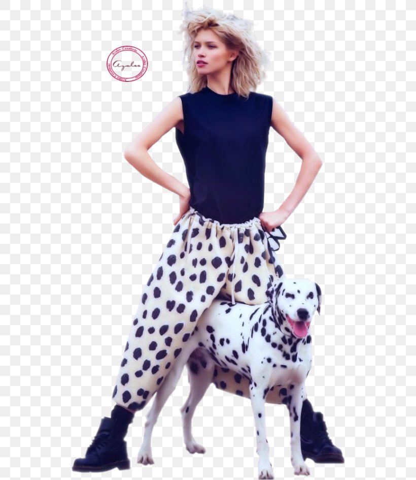 Hana Jiříčková Dalmatian Dog Vogue Fashion Model, PNG, 540x945px, Dalmatian Dog, Animal Print, Breed, Clothing, Dalmatian Download Free