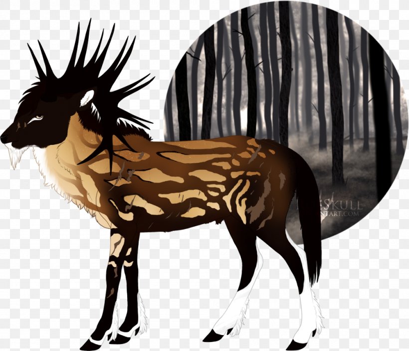 Mustang Quagga Deer Pack Animal Fauna, PNG, 1000x860px, Mustang, Animal, Deer, Fauna, Horse Download Free