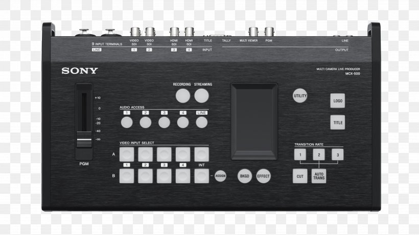 Vision Mixer Sony Television Blackmagic Design Camcorder, PNG, 3640x2047px, Vision Mixer, Audio Equipment, Audio Receiver, Blackmagic Design, Camcorder Download Free