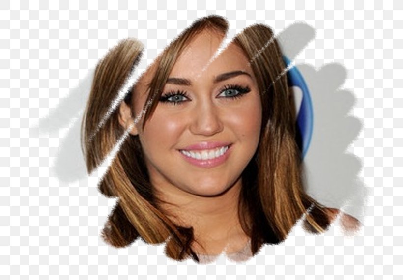 Miley Cyrus Eyebrow Hairstyle Layered Hair Headgear, PNG, 760x570px, Watercolor, Cartoon, Flower, Frame, Heart Download Free