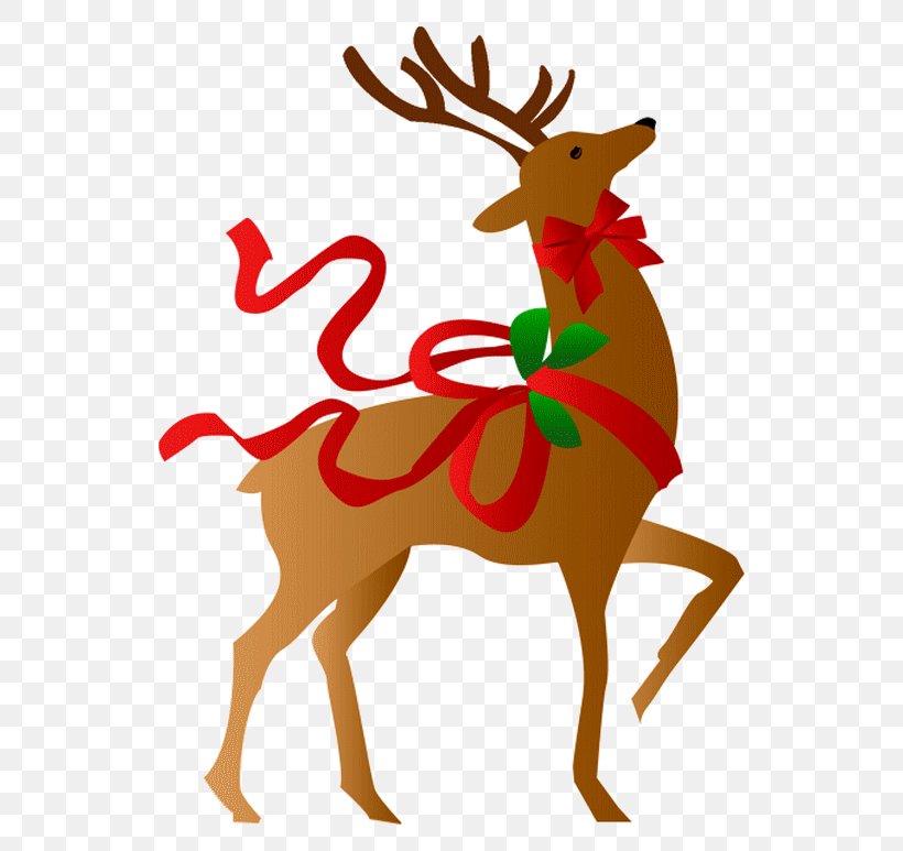 Reindeer Rudolph Santa Claus Clip Art, PNG, 580x773px, Reindeer, Animal Figure, Antler, Christmas, Christmas Decoration Download Free