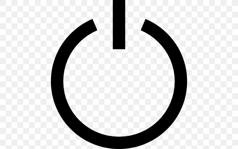 Power Symbol, PNG, 512x512px, Power Symbol, Black And White, Button, Computer, Electrical Switches Download Free