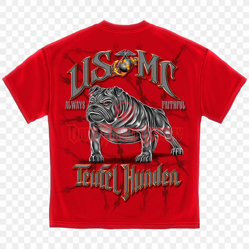 T-shirt Hoodie United States Marine Corps Devil Dog Military, PNG, 850x850px, Tshirt, Active Shirt, Army, Bluza, Brand Download Free