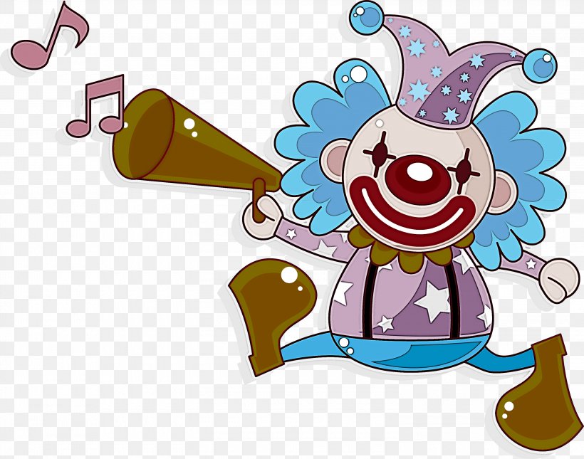 Cartoon Clown Sticker Performing Arts, PNG, 3000x2361px, Cartoon, Clown, Performing Arts, Sticker Download Free
