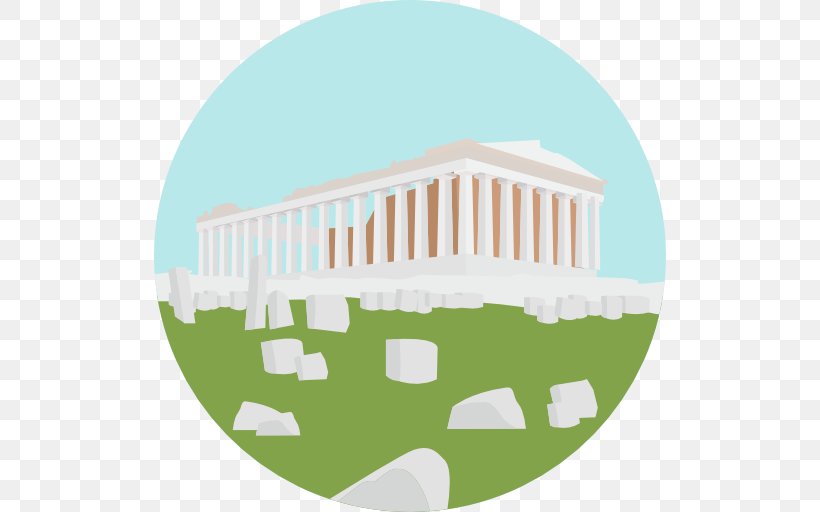 Parthenon Ancient Greece, PNG, 512x512px, Parthenon, Ancient Greece, Ancient History, Athens, Grass Download Free