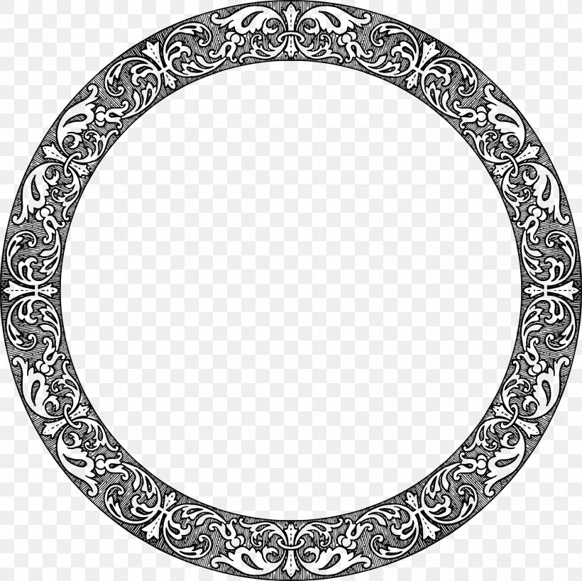Picture Frames Window Decorative Arts Clip Art, PNG, 2318x2316px, Picture Frames, Black And White, Body Jewelry, Decorative Arts, Monochrome Download Free
