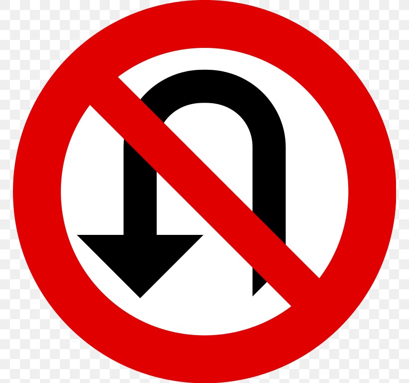 U-turn Traffic Sign, PNG, 768x768px, Uturn, Area, Brand, Drawing, Driving Download Free