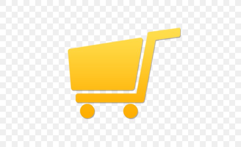 Yellow Shopping Cart Icon, PNG, 500x500px, Yellow, Brand, Cart, Google Images, Material Download Free