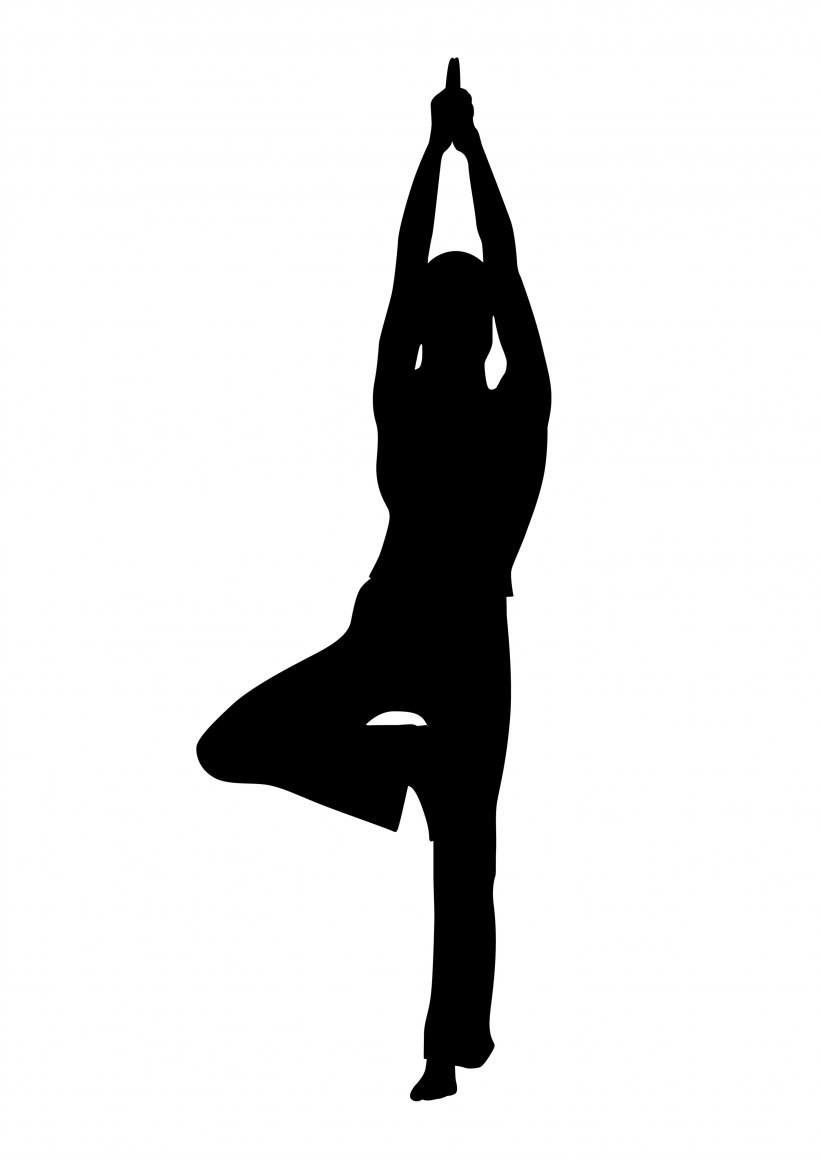 Yoga Vriksasana Clip Art, PNG, 2828x4000px, Yoga, Arm, Ashtanga Vinyasa Yoga, Black And White, Drawing Download Free