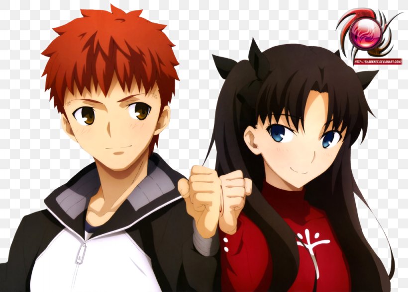 Fate/stay Night Shirou Emiya Archer Saber Rin Tōsaka, PNG, 1024x735px, Watercolor, Cartoon, Flower, Frame, Heart Download Free