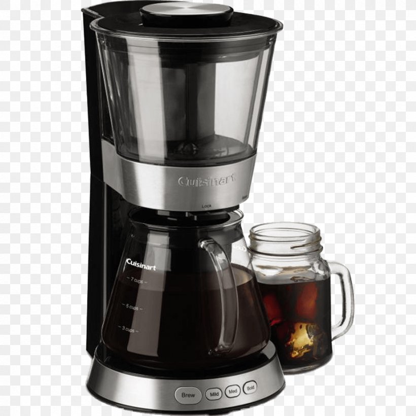 Iced Coffee Cuisinart Coffeemaker Brewed Coffee, PNG, 1200x1200px, Coffee, Beer Brewing Grains Malts, Blender, Brewed Coffee, Coffee Filters Download Free