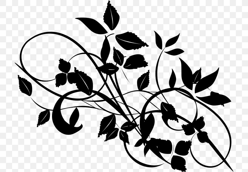 Leaf Silhouette Clip Art, PNG, 726x570px, Leaf, Black And White, Branch, Drawing, Flora Download Free