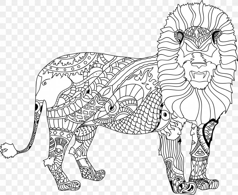 Tiger Lion Drawing Line Art Cat, PNG, 1552x1273px, Tiger, Animal Figure, Art, Artwork, Big Cats Download Free