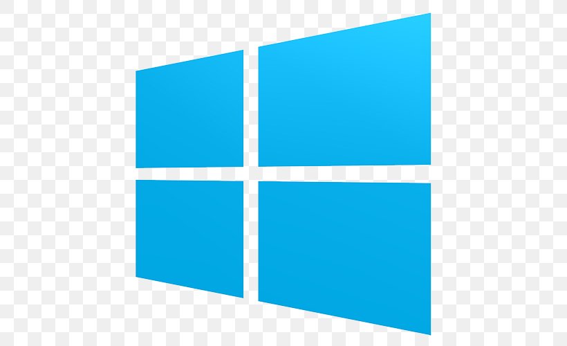 Windows 8.1 Microsoft Windows 7, PNG, 500x500px, Windows 8, Aqua, Azure, Blue, Brand Download Free