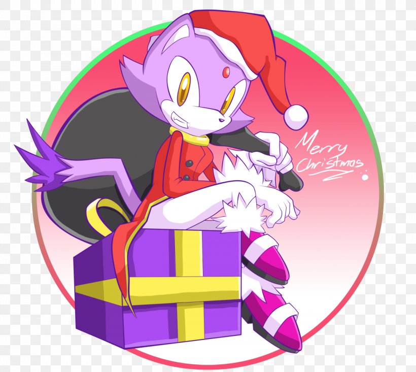 Christmas Blaze The Cat Sonic The Hedgehog Silent Night, PNG, 1312x1174px, Christmas, Art, Blaze The Cat, Cartoon, Cat Download Free