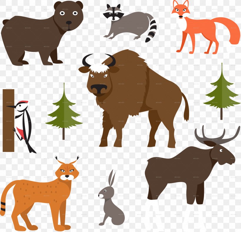 Deer Moose Elk Raccoon Bear, PNG, 3868x3732px, Deer, Animal, Animal Figure, Bear, Carnivoran Download Free
