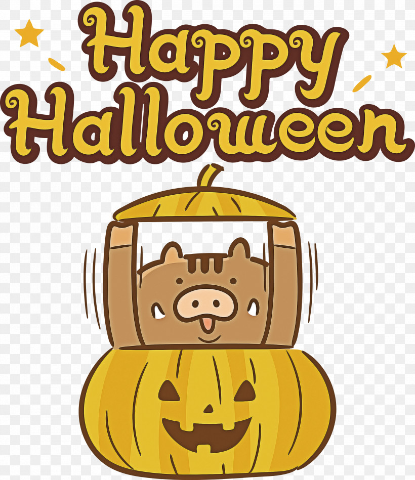 Happy Halloween, PNG, 2590x3000px, Happy Halloween, Cartoon, Emoticon, Facebook, Happiness Download Free