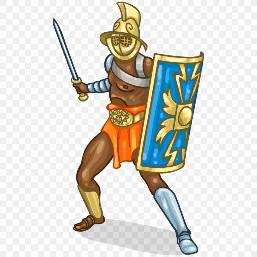 Knight Sword Cartoon Gladiator, PNG, 1024x1024px, Knight, Animated Cartoon, Armour, Cartoon, Cold Weapon Download Free