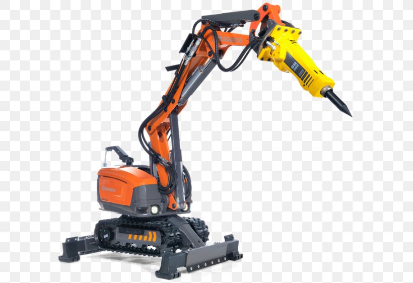 Robot Demolition Architectural Engineering Saw Husqvarna Group, PNG, 600x562px, Robot, Architectural Engineering, Architectural Structure, Breaker, Bulldozer Download Free