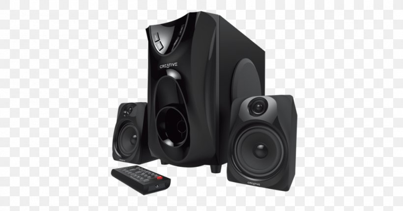 Computer Speakers Loudspeaker Creative Technology Home Theater Systems, PNG, 1000x525px, Computer Speakers, Audio, Audio Equipment, Car Subwoofer, Computer Speaker Download Free