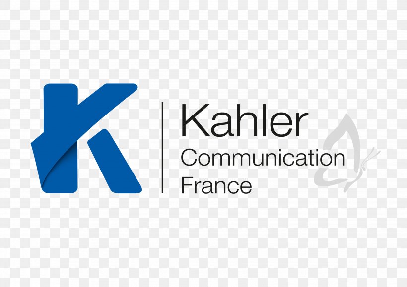 Logo Kahler Communication France Brand Atlantic Sapphire Seafood, PNG, 3508x2480px, Logo, Area, Blue, Brand, Communication Download Free