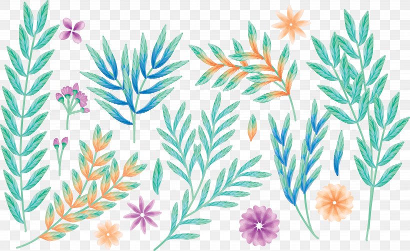 Plant Leaf Painting Petal, PNG, 5525x3378px, Plant, Botany, Branch, Drawing, Flora Download Free