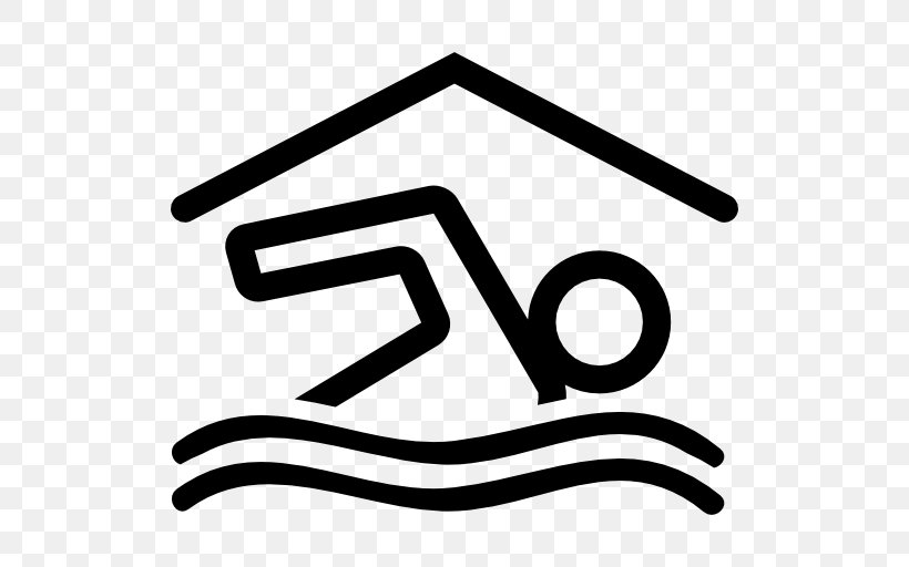 Swimming, PNG, 512x512px, Icon Design, Accommodation, Area, Black And White, Brand Download Free