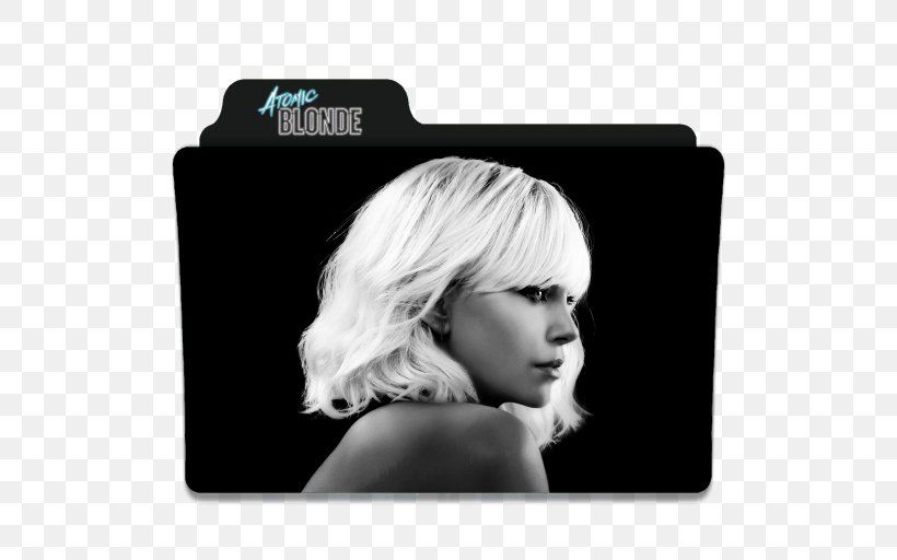 Atomic Blonde Charlize Theron Film Desktop Wallpaper, PNG, 512x512px, Atomic Blonde, Black And White, Blond, Charlize Theron, David Leitch Download Free