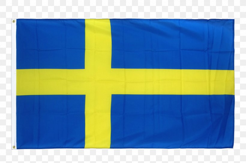 Flag Of Sweden Flag Of Sweden National Flag World Map, PNG, 1500x1000px, Sweden, Blue, Cobalt Blue, Electric Blue, Fahne Download Free