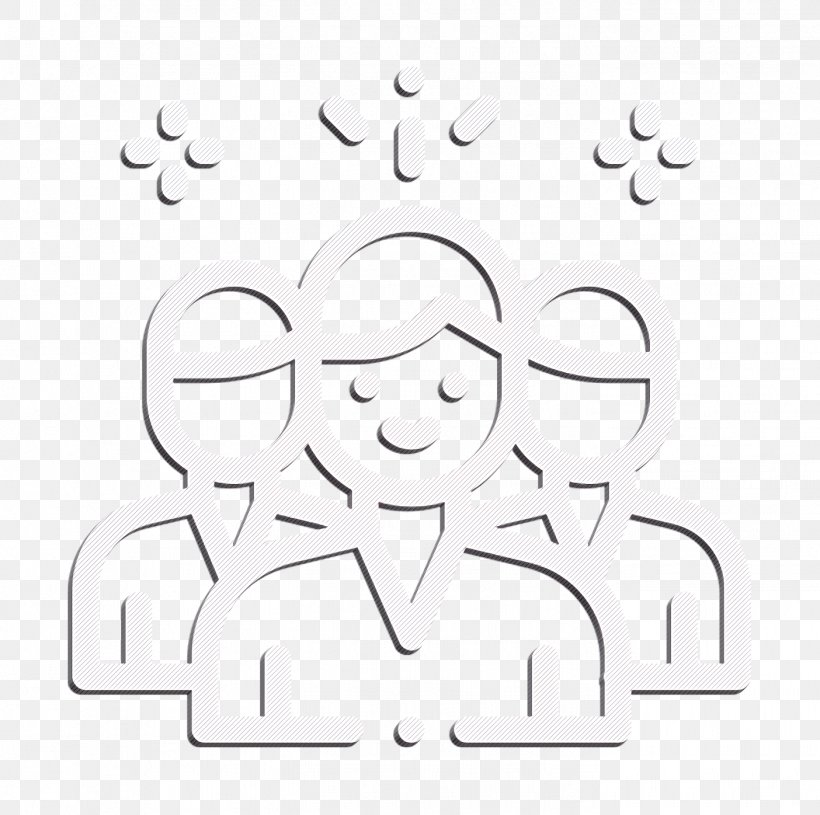 Human Relations And Emotions Icon Group Icon Team Icon, PNG, 1404x1396px, Human Relations And Emotions Icon, Blackandwhite, Group Icon, Logo, Symbol Download Free