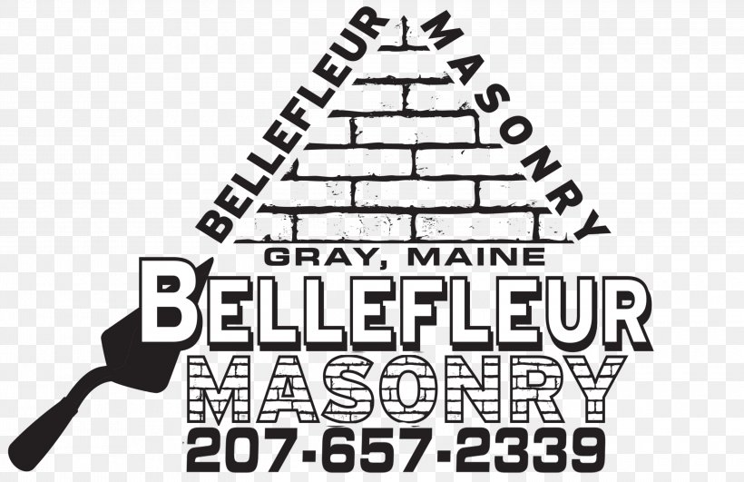 Bellefleur Masonry Bricklayer Logo Christmas Tree Font, PNG, 3000x1943px, Bricklayer, Area, Black And White, Brand, Christmas Download Free
