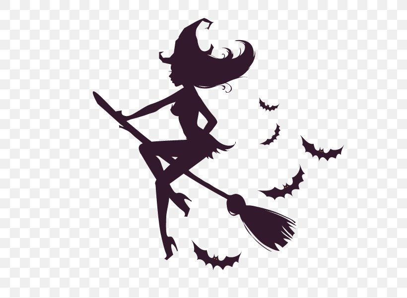 Halloween Witchcraft Illustration, PNG, 593x601px, Halloween, Art, Broom, Fictional Character, Halloween Costume Download Free