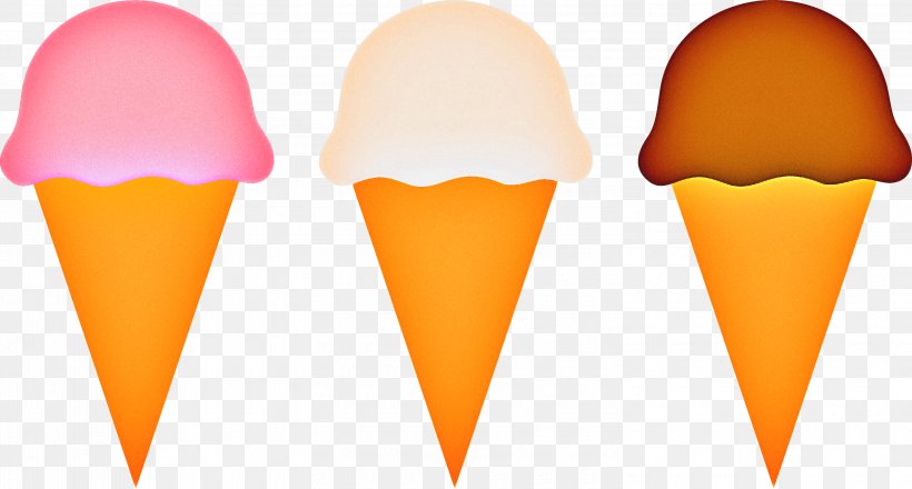 Ice Cream Cone Background, PNG, 3000x1613px, Ice Cream, Cone, Cream, Dairy, Dessert Download Free