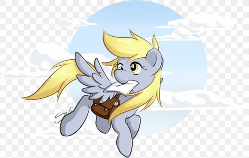 Pony Derpy Hooves Rarity Rainbow Dash Horse, PNG, 900x574px, Watercolor, Cartoon, Flower, Frame, Heart Download Free