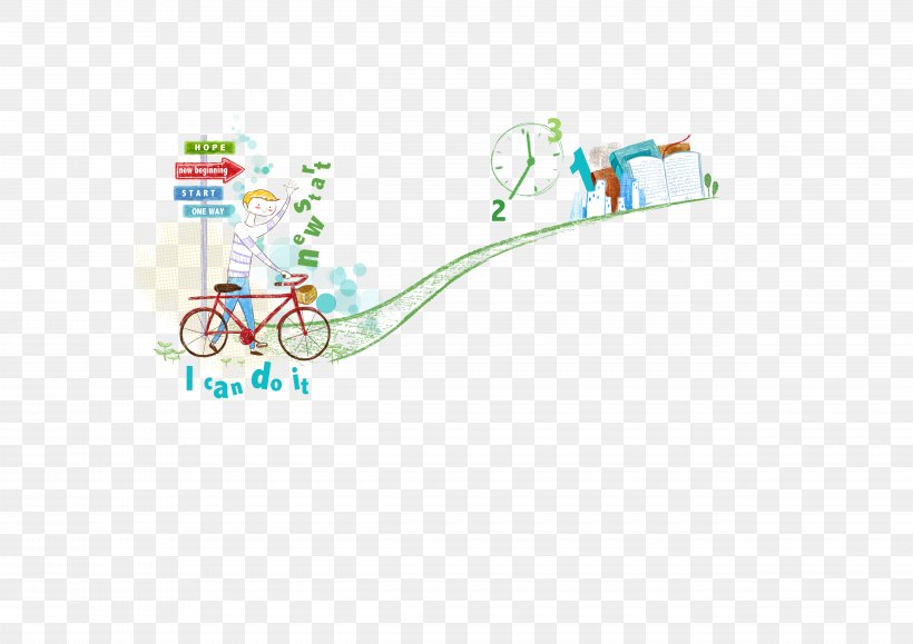 Cartoon Poster Estudante Illustration, PNG, 4961x3508px, Cartoon, Animation, Area, Bicycle, Bicycle Touring Download Free