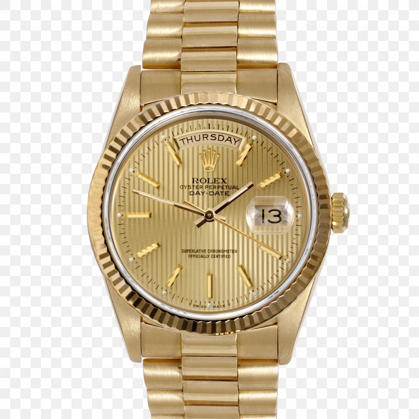 Rolex Datejust Rolex Day-Date Watch Gold, PNG, 1944x1944px, Rolex Datejust, Bezel, Brand, Colored Gold, Diamond Download Free
