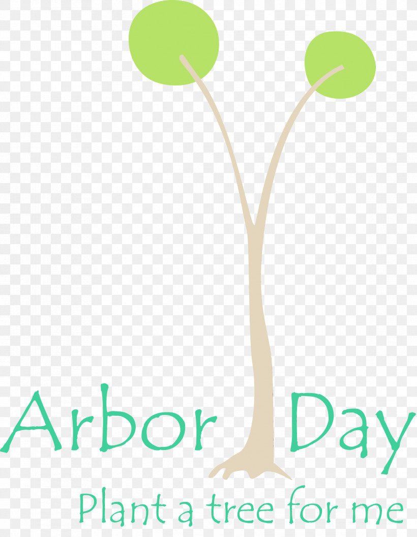 Tree Font Plant Logo Plant Stem, PNG, 2328x3000px, Arbor Day, Green, Logo, Paint, Plant Download Free