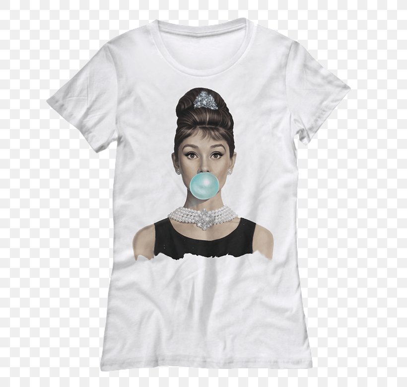 Audrey Hepburn T-shirt Sleeve Breakfast At Tiffany's, PNG, 650x780px, Audrey Hepburn, Baby Toddler Onepieces, Casual Wear, Clothing, Crew Neck Download Free