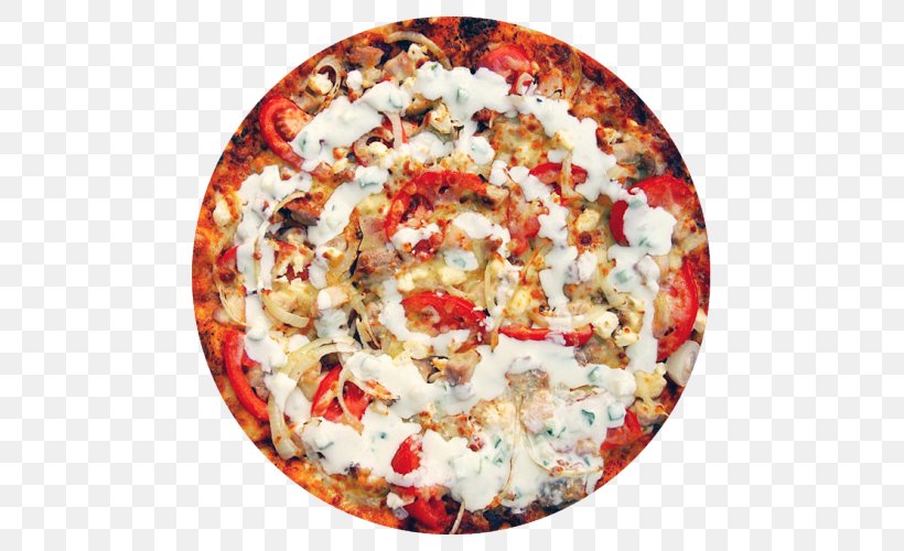 Pizza Margherita Ham And Cheese Sandwich Bacon, PNG, 500x500px, Pizza, Bacon, Cheese, Christmas, Christmas Ornament Download Free
