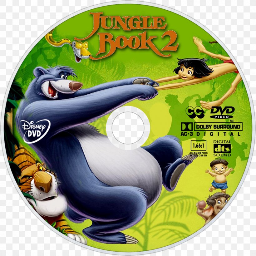 The Jungle Book Shere Khan Mowgli DVD Film, PNG, 1000x1000px, Jungle Book,  Book, Compact Disc, Drama,