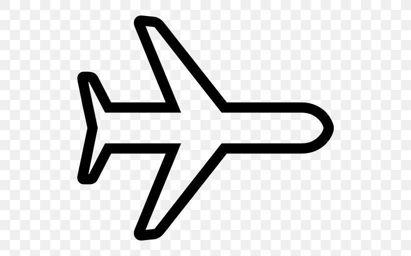 Airplane Mode Flight, PNG, 512x512px, Airplane, Airline Ticket, Airplane Mode, Area, Black And White Download Free