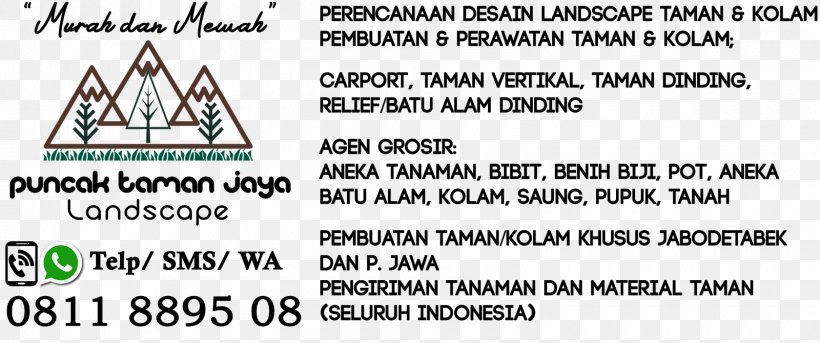 Tangerang Bekasi Bogor Jasa Pembuatan Taman, PNG, 1600x671px, Tangerang, Area, Bekasi, Bogor, Bogor Regency Download Free