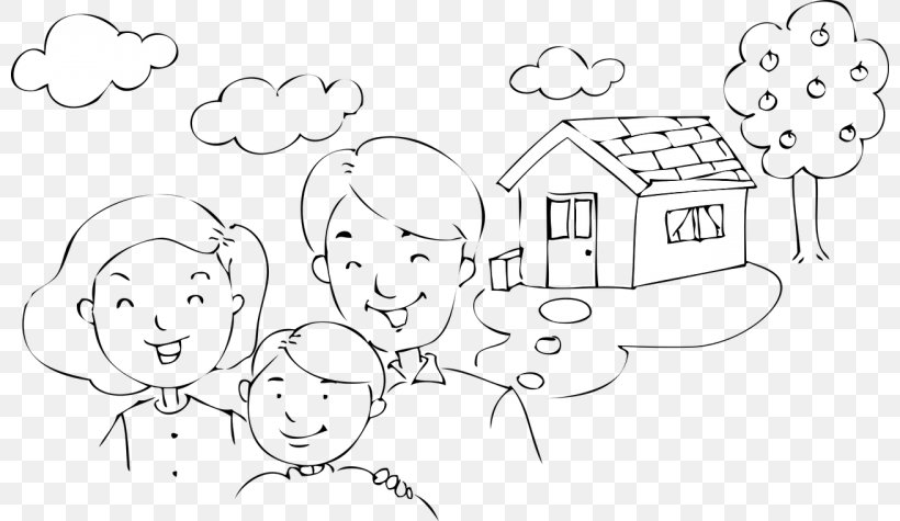 Family Drawing 喜宴 Painting, PNG, 800x475px, Watercolor, Cartoon, Flower, Frame, Heart Download Free