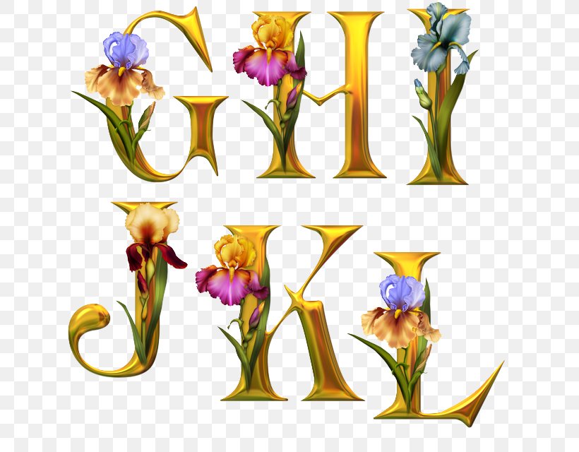 Floral Design Letter Alphabet Flower Render, PNG, 640x640px, Floral Design, Alphabet, Art, Branch, Character Download Free
