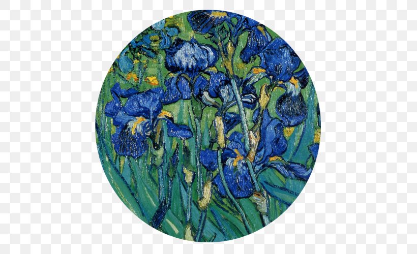 Irises Poppy Flowers The Starry Night Wheatfield With Crows Van Gogh Self-portrait, PNG, 500x500px, Irises, Art, Artist, Canvas, Flower Download Free