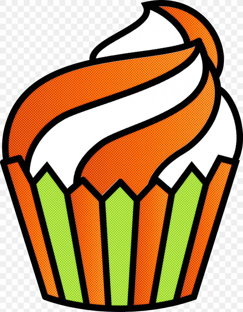Orange, PNG, 2340x3000px, Cute Cupcake, Cartoon Cupcake, Orange Download Free