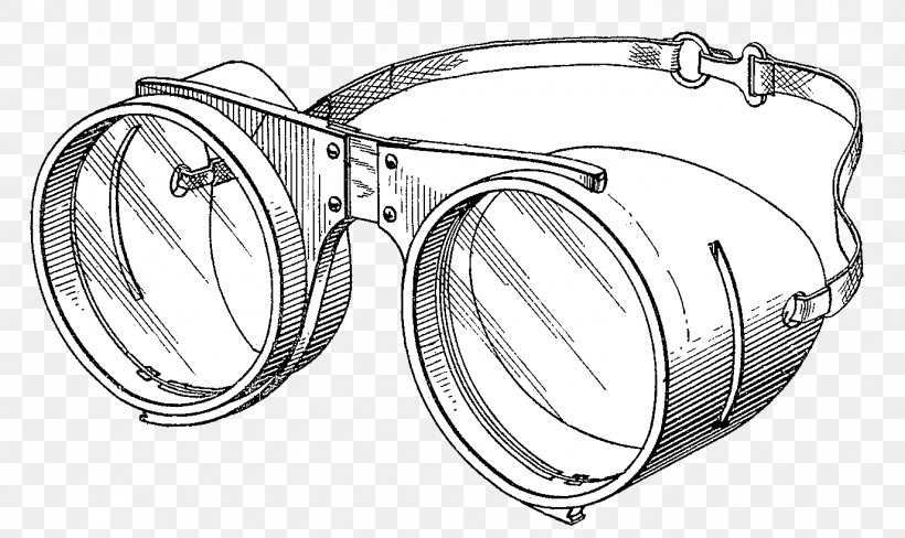 Goggles Car Product Design /m/02csf Glasses, PNG, 1376x820px, Goggles, Auto Part, Black And White, Car, Drawing Download Free