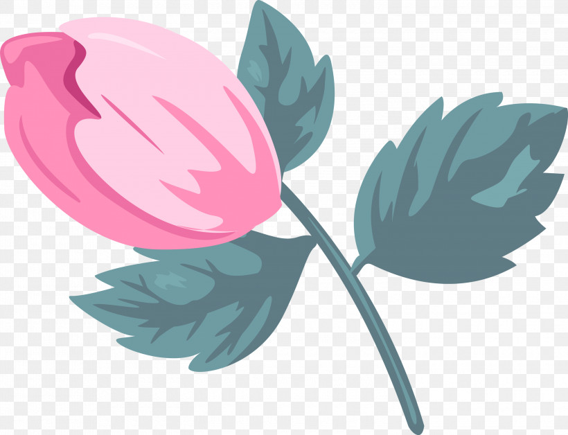 Leaf Flower Plant Tulip Pink, PNG, 3000x2298px, Pink Rose, Flower, Herbaceous Plant, Leaf, Pink Download Free
