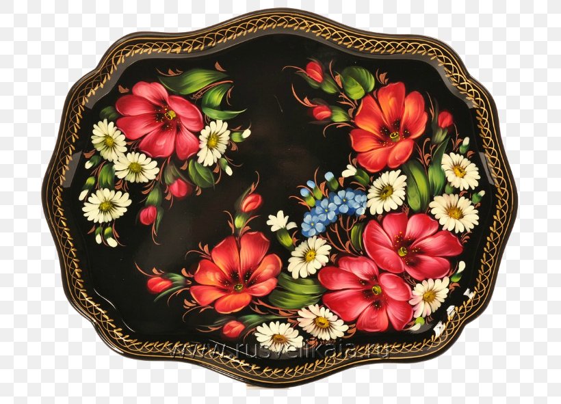 Zhostovo Painting Floral Design Tray, PNG, 700x591px, Zhostovo Painting, Art, Dishware, Drawing, Floral Design Download Free