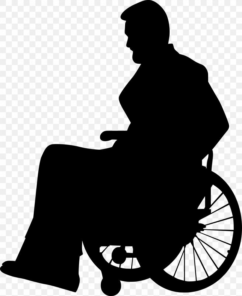 Clip Art Wheelchair Disability Black & White, PNG, 2286x2797px, Wheelchair, Behavior, Black M, Black White M, Blackandwhite Download Free